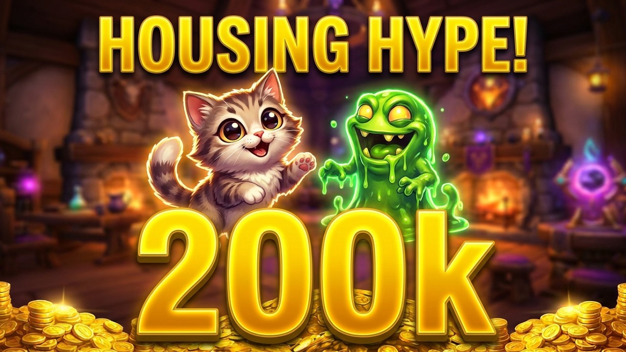 Blizzard Announced Housing Pets… So I Blew 200k Gold