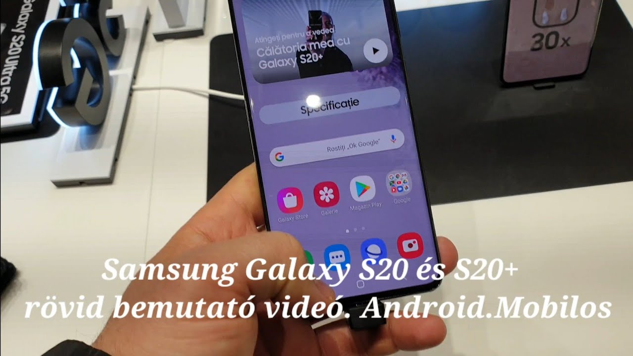 Samsung Galaxy S20 &eacute;s S20+&nbsp; r&ouml;vid bemutat&oacute; vide&oacute;. Android.Mobilos #S20 #SamsungGalaxy20plusz