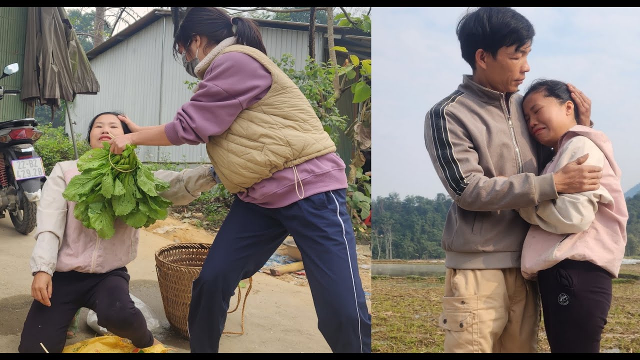 ly was humiliated and caused trouble by customers who came to buy vegetables