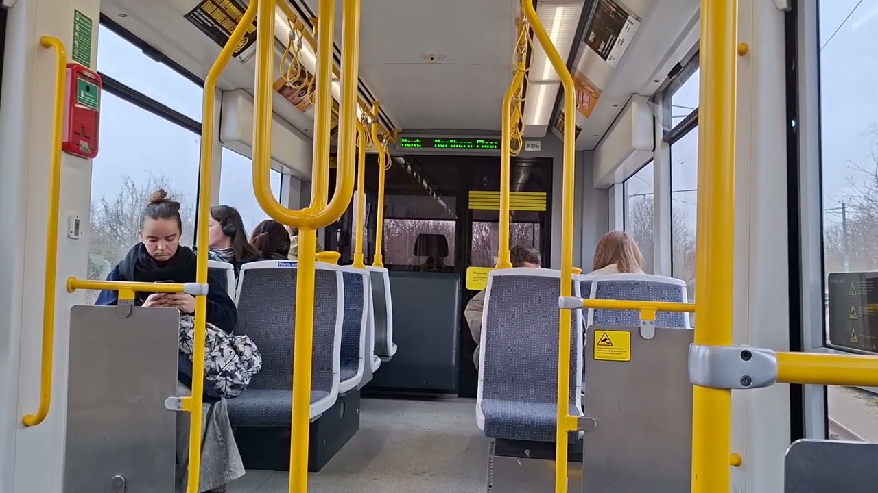 View from the Only Deck: Manchester Metrolink Tram 3095 - Sunday, 8th March 2026.