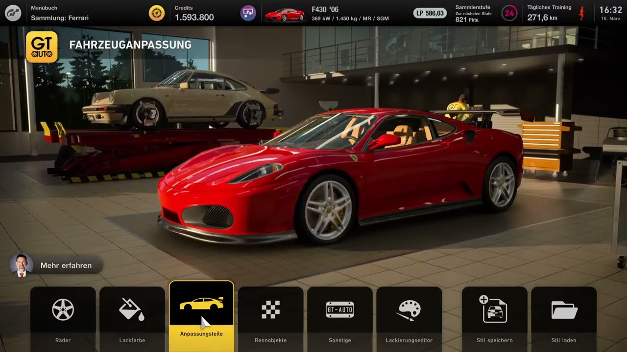 Menübuch Nr. 38 Sammlung: Ferrari | Gran Turismo 7 | PS5