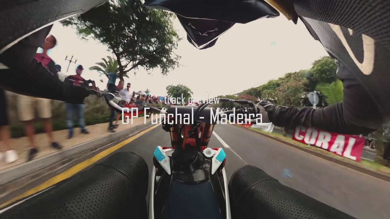 A lap around the urban Funchal circuit, in Madeira
