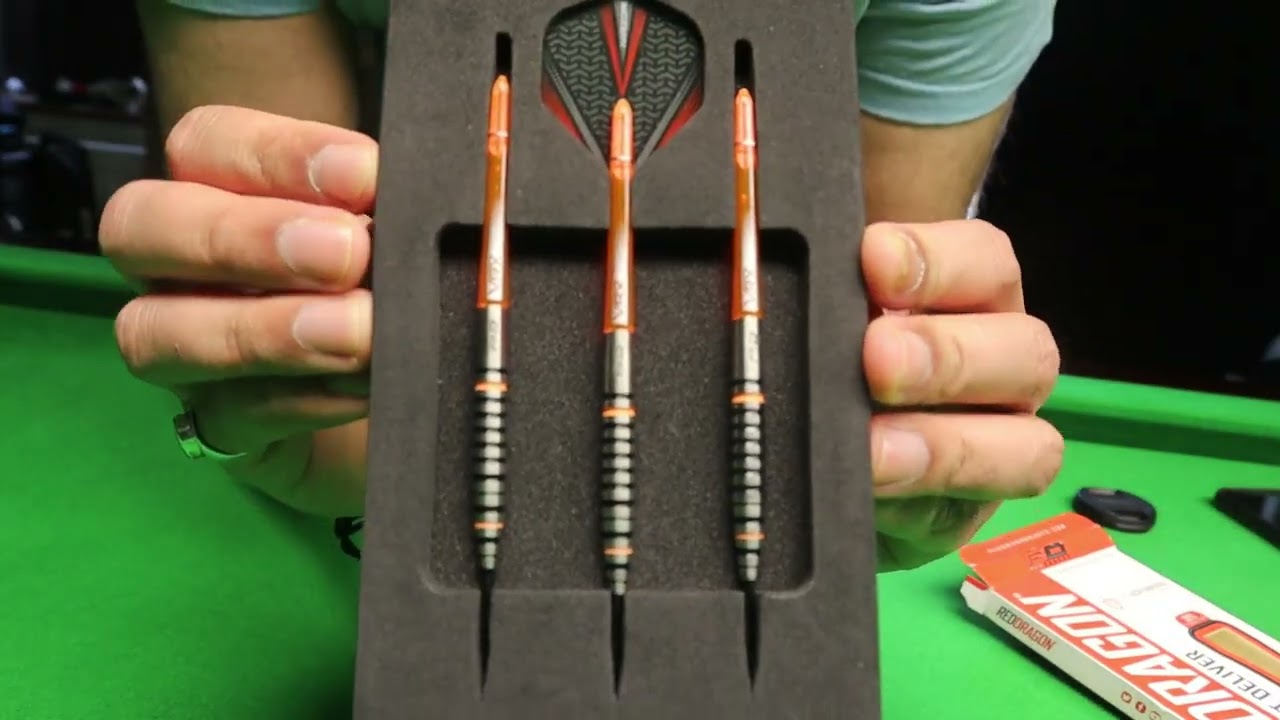reddragon darts AMBERJACK 14: 23 GRAM90% TUNGSTEN ALLOY unbox