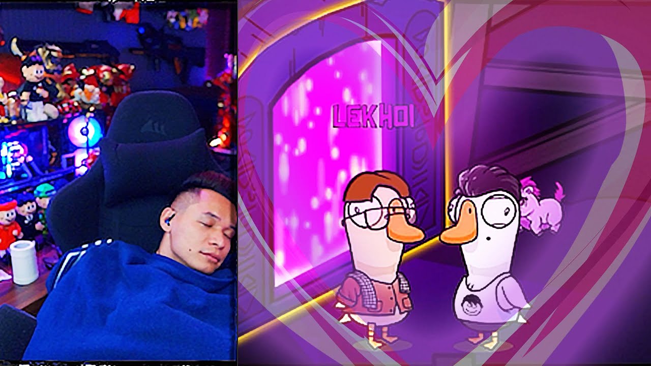 (Goose Goose Duck #52) Cảnh sát ngủ gật MixiMoi và pha ghép đôi tình nhân đi vào lòng đất.