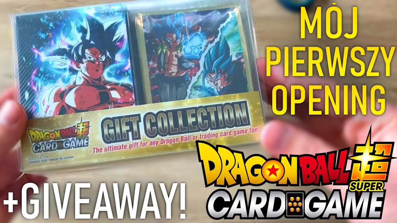 MÓJ PIERWSZY OPENING! - Dragon Ball Super Card Game | +Giveaway dla Was!