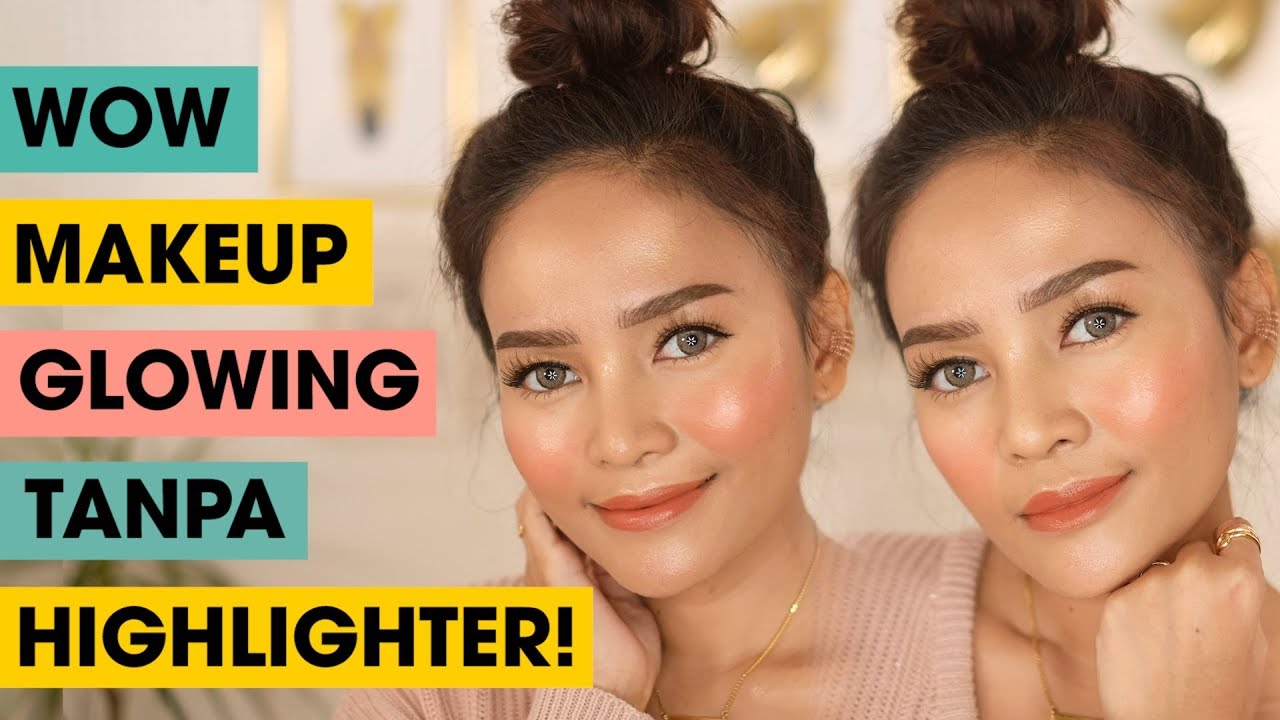 100% LOKAL DRUGSTORE! GLASS SKIN MAKEUP TANPA HIGHLIGHTER!