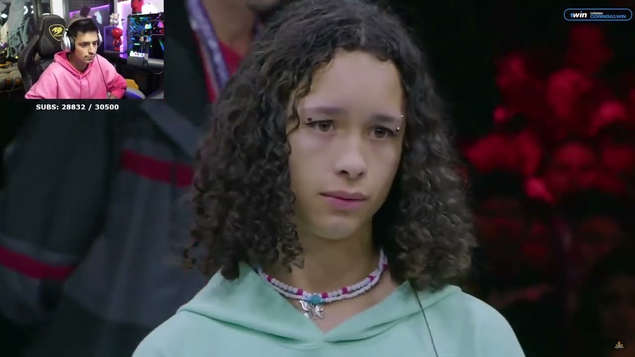 LOUD CORINGA REAGINDO ao XAMUEL GARANTINDO a VIT&Oacute;RIA na BATALHA DA ALDEIA 7 ANOS