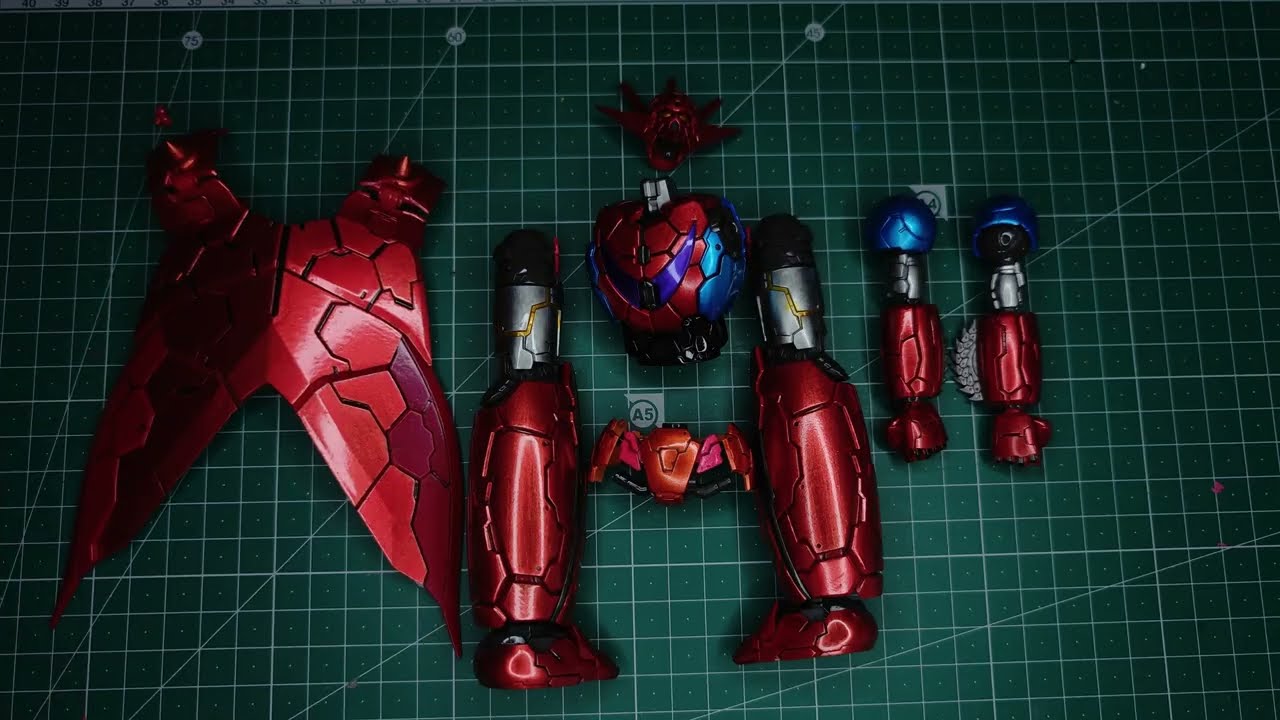 HGゲッタードラゴン　#ガンプラ #ゲッターロボ #塗装 #マーカー #スーパーロボット大戦