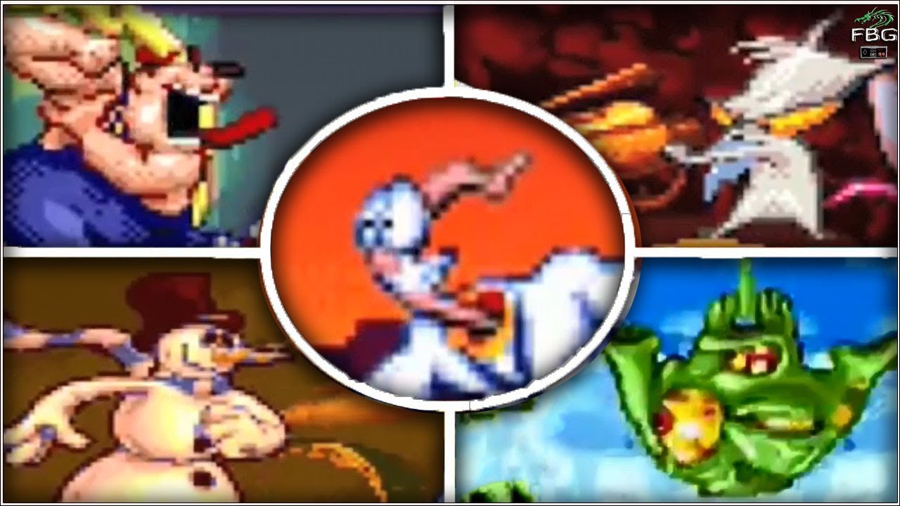 Earthworm Jim - All Bosses