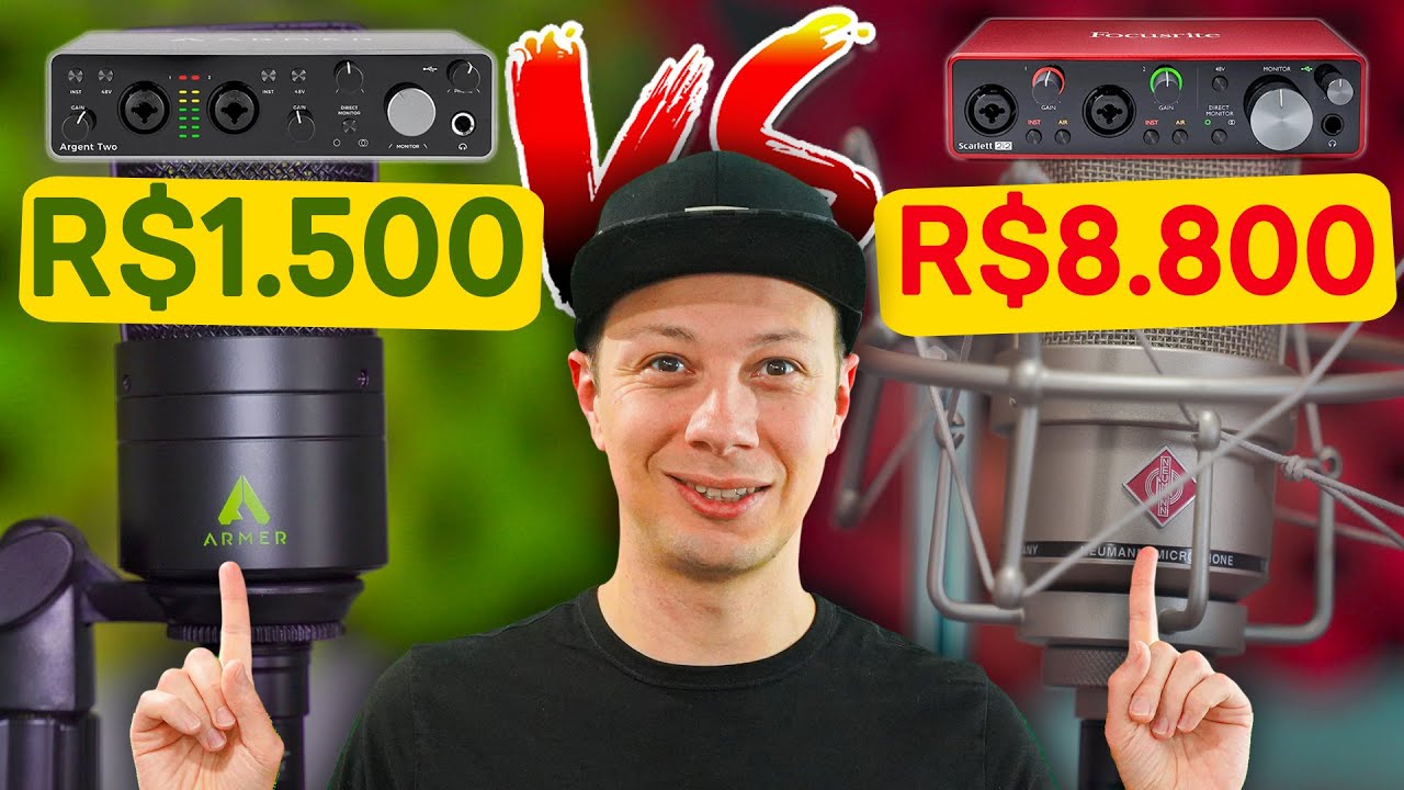 A VERDADE Sobre Home Studio Barato - ARMER vs Neumann e Focusrite