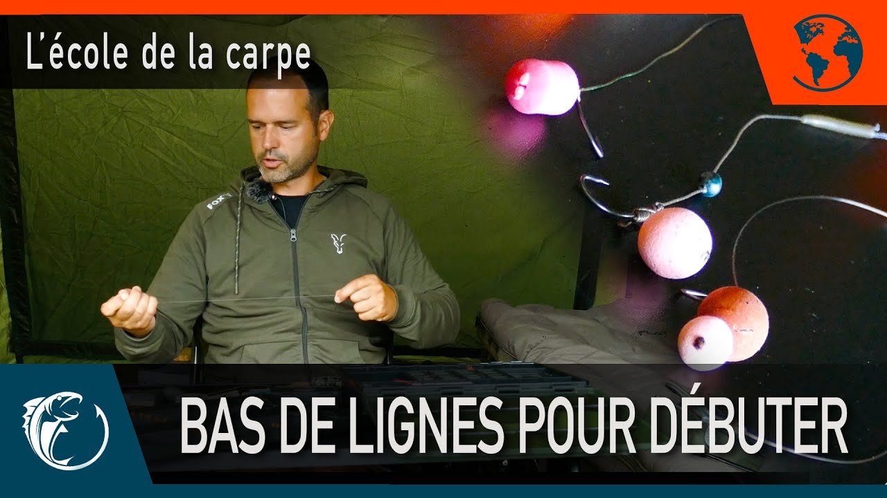 Pêche de la carpe - Carpfishing - L'école de la carpe - Montages et présentations pour débuter