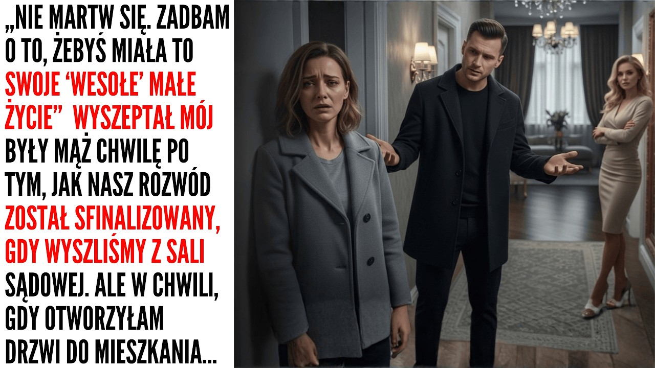 „Dopilnuję, żebyś miała ‘wesołe😂’ życie” — warknął po rozwodzie. Otworzyłam drzwi...