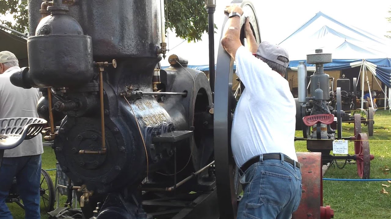 Starting the 20hp Stickney