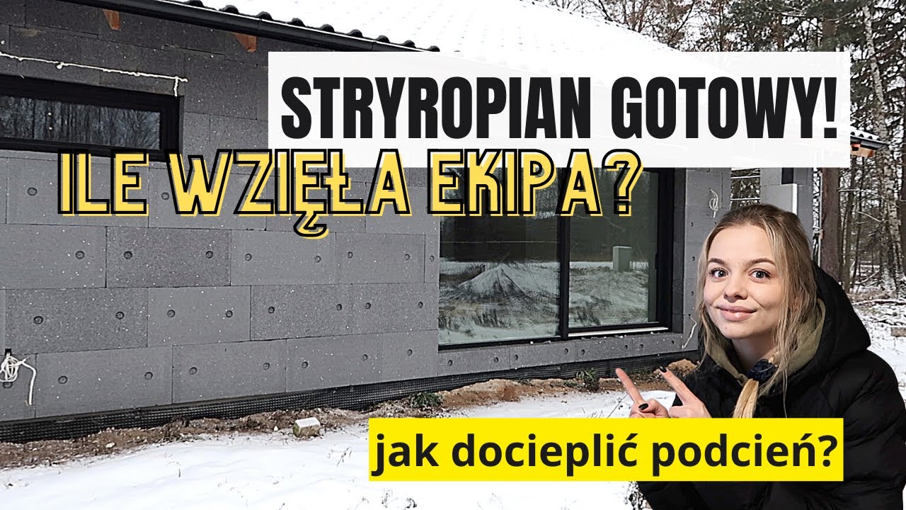 ILE KOSZTUJE OCIEPLENIE DOMU STYROPIANEM PRZEZ FIRMĘ? | Styropian grafitowy 20cm | VLOG