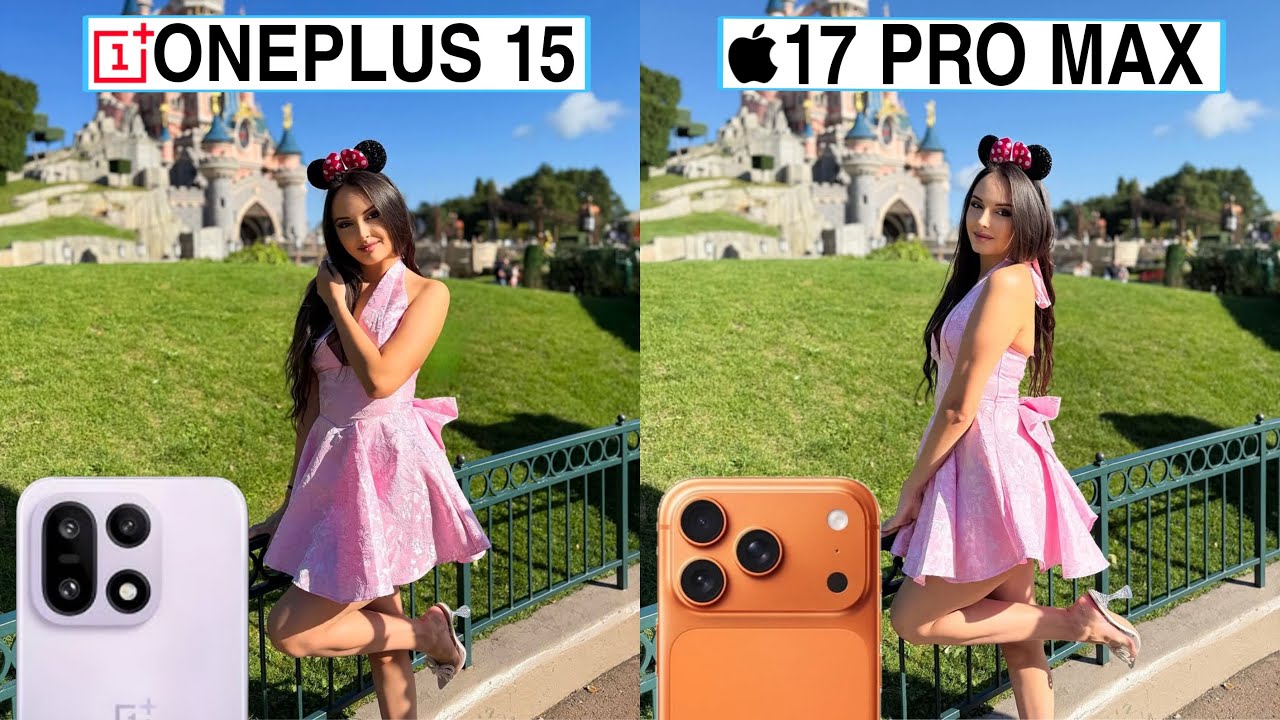 Сравнение тестов камер OnePlus 15 и iPhone 17 Pro Max