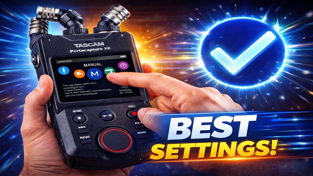 Best settings for the Tascam x6 (Wedding Videographers)