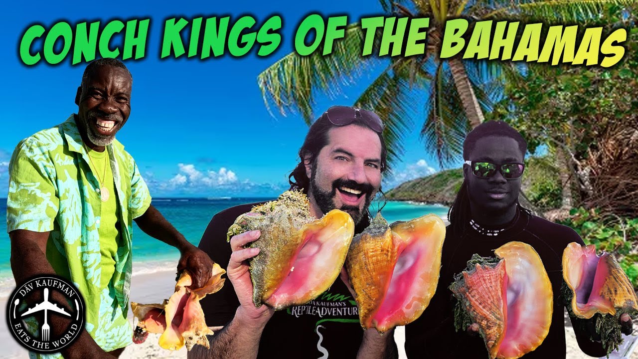 CONCH KINGS OF THE BAHAMAS! Traditional Bahamian Seafood CATCH & COOK!