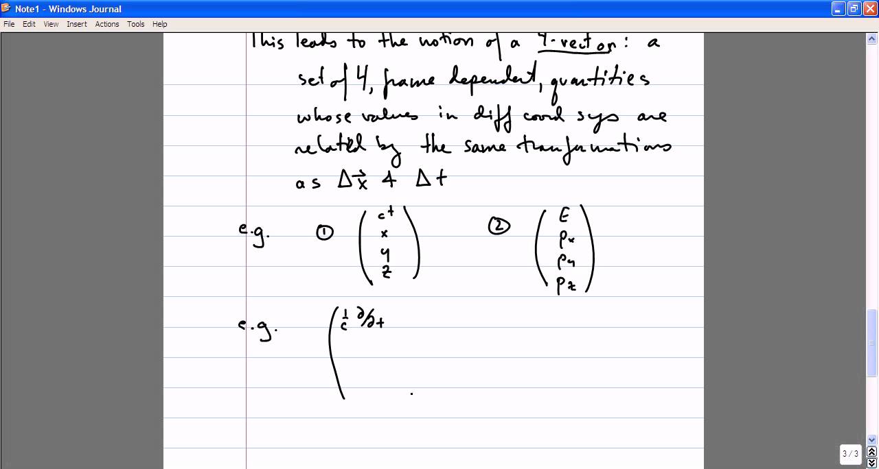Modern Physics, Lecture 14: Relativistic Kinematics. Four-vectors.