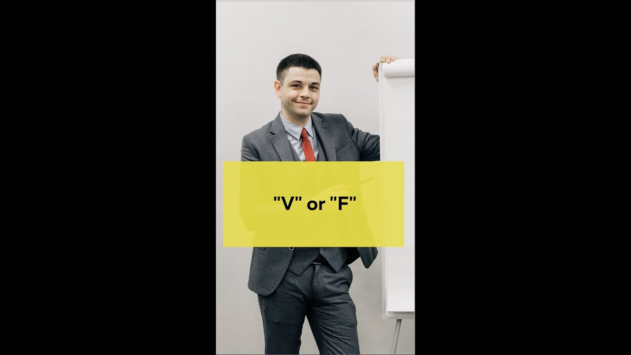 Pronouncing the Letters V and F - Easily | English Pronunciation Lesson | Learn English Online