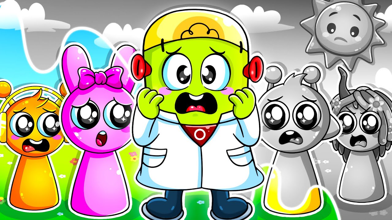 Sprunki Are Losing Color 😭 Lost Color Changes Sprunki | Funny Cartoon For Kids By Matt, Not Again!