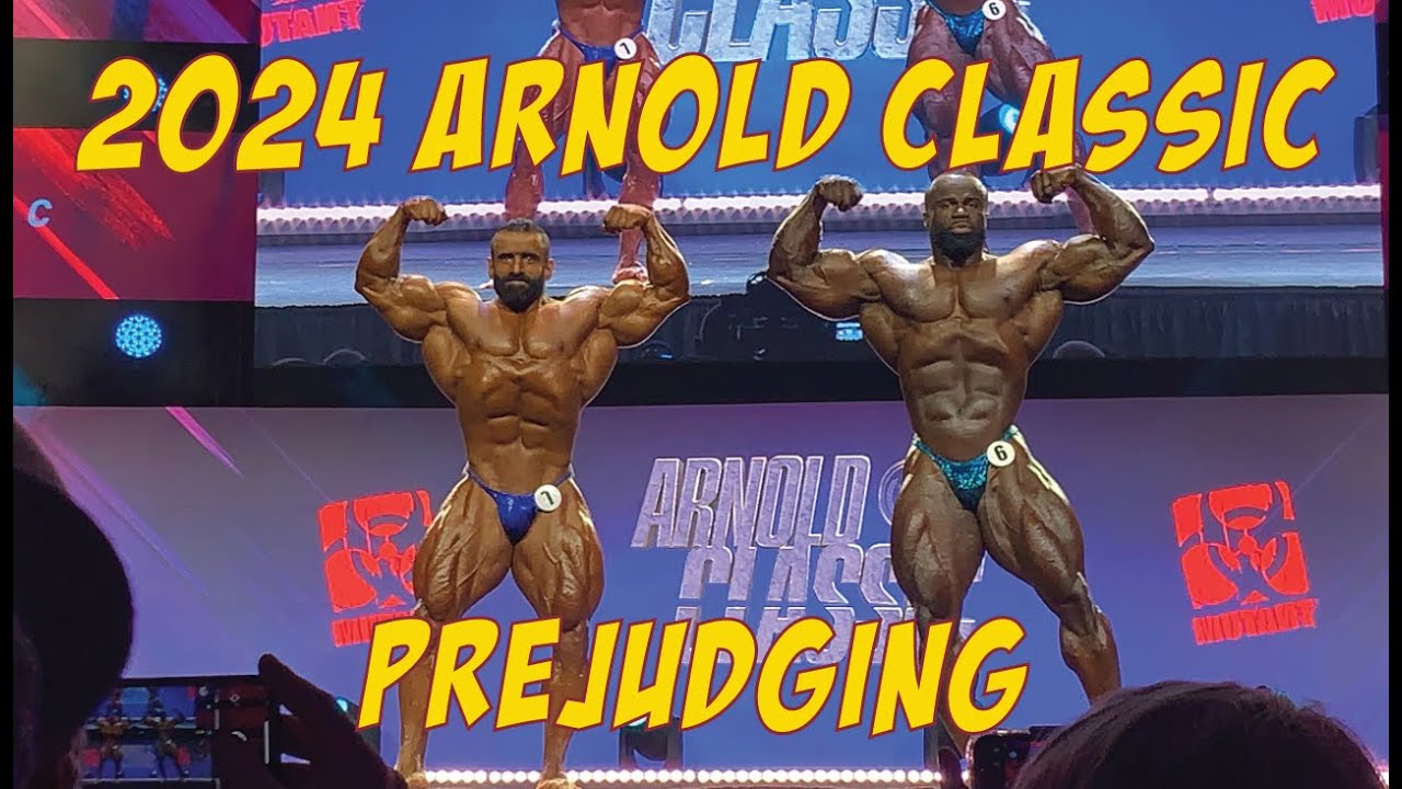 2024 Arnold Classic Open Prejudging - First callout, second callout, final callout