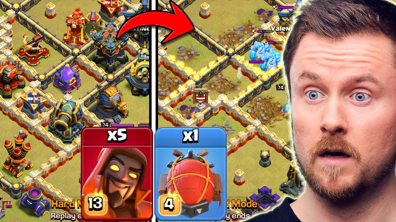 Verrückte Angriffe im Event im Schweren Modus gegen andere Creator (Clash of Clans)