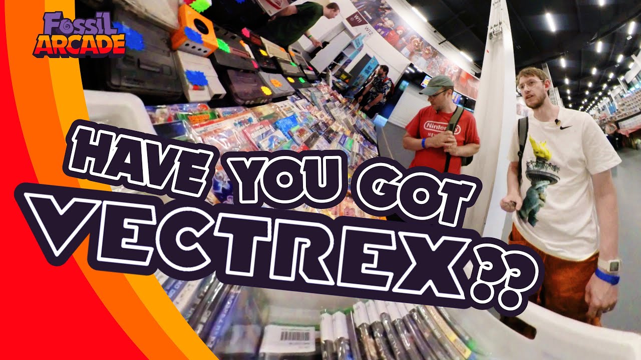 Hunting for VECTREX Games @ Bristol Gaming Market 2025 - FOSSIL ARCADE