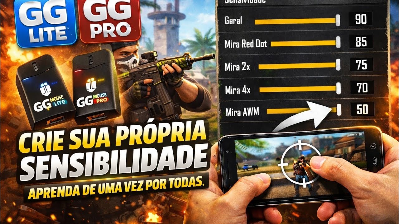 Aprenda de Uma Vez por Todas a Configurar Sua Própria Sensibilidade | GG Mouse Pro/Lite 