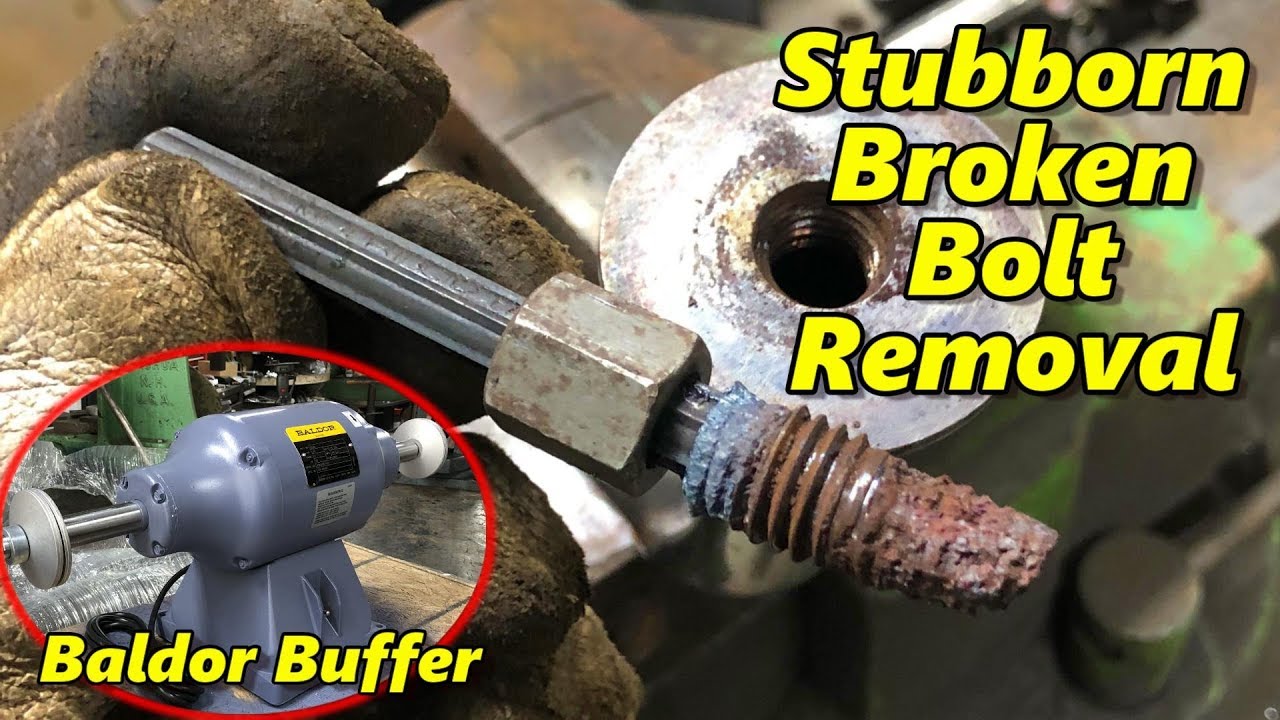 SNS 304 Part 1: Removing Broken Bolts, New Baldor Buffer