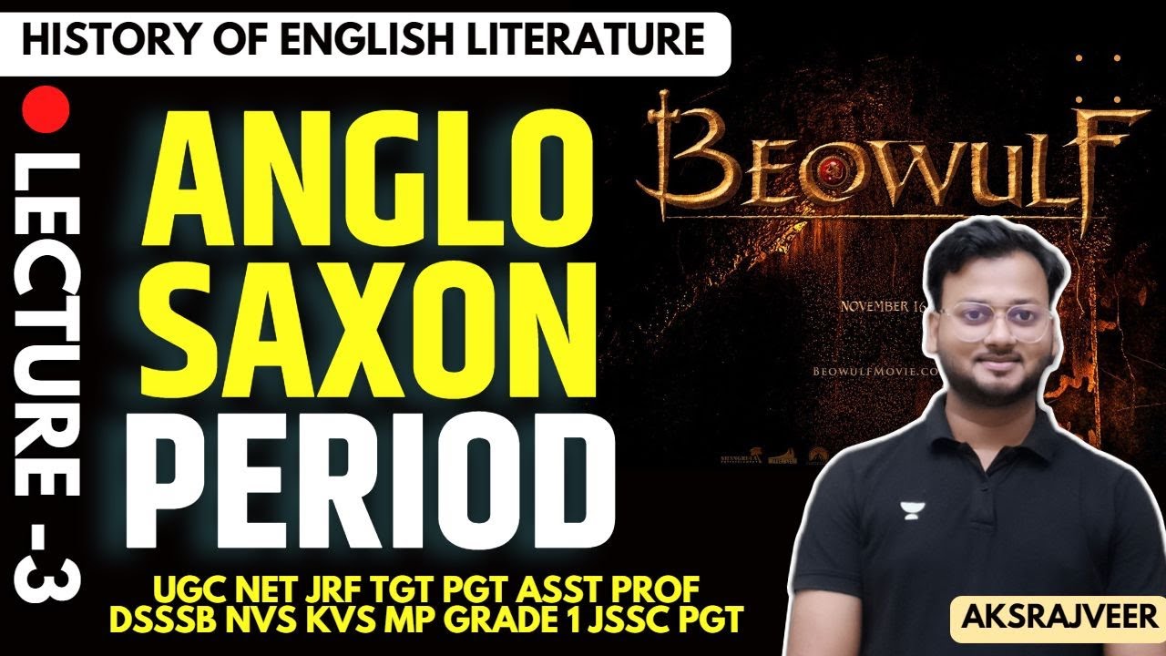 Anglo Saxon Period || History of English Literature in hindi ||  AKSRajveer || Literature Lovers