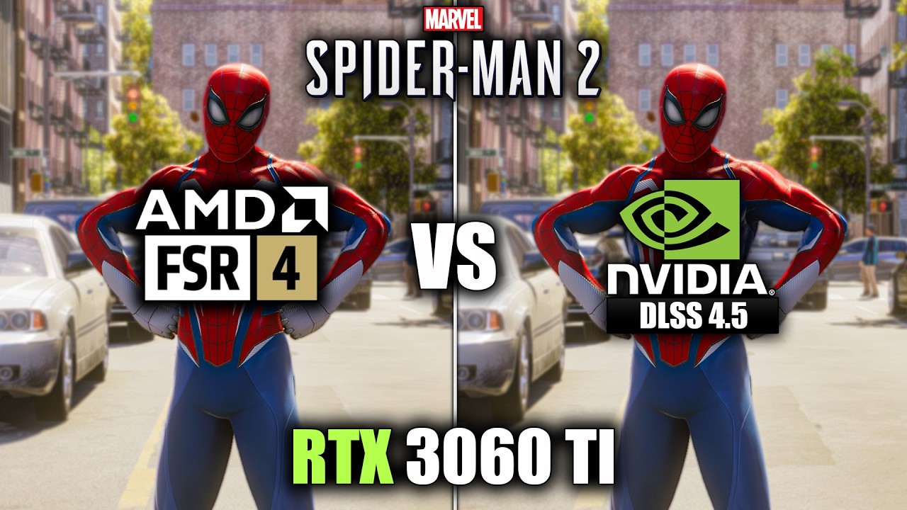 Человек-паук 2: FSR 4 против DLSS 4.5 на RTX 3060 Ti | Тест модификаций генерации кадров | Что вы...