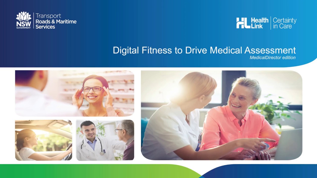Medical Director NSW Roads and Marine Fitness to Drive Video Guide