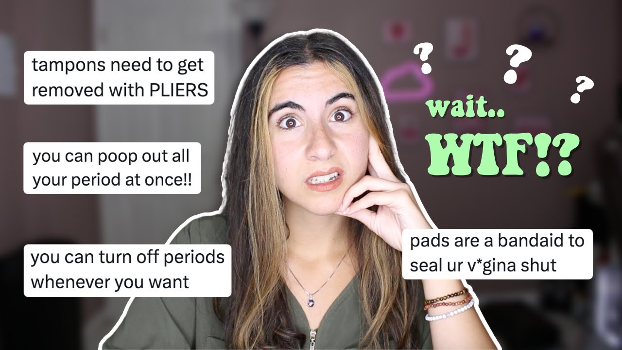 I can't believe men *ACTUALLY* believe these things about periods..