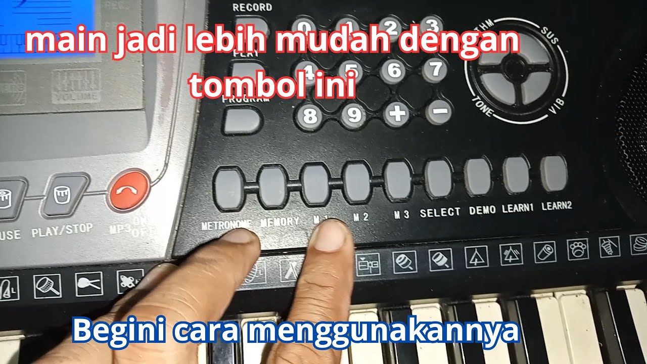 Cara menggunakan fitur Memory di Keyboard Techno T9700 dan sejenisnya..