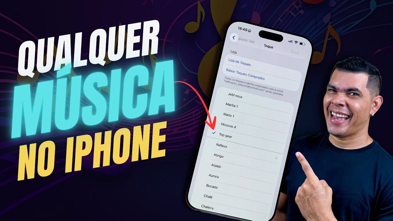 Como Colocar QUALQUER MÚSICA como Toque no IPHONE (Rápido e Fácil)