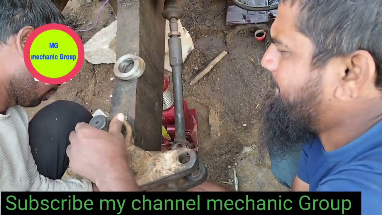 JCB -3DX kin pin fitting,kin pin play settings,kin pin bearing fitting, front axle bearing change,