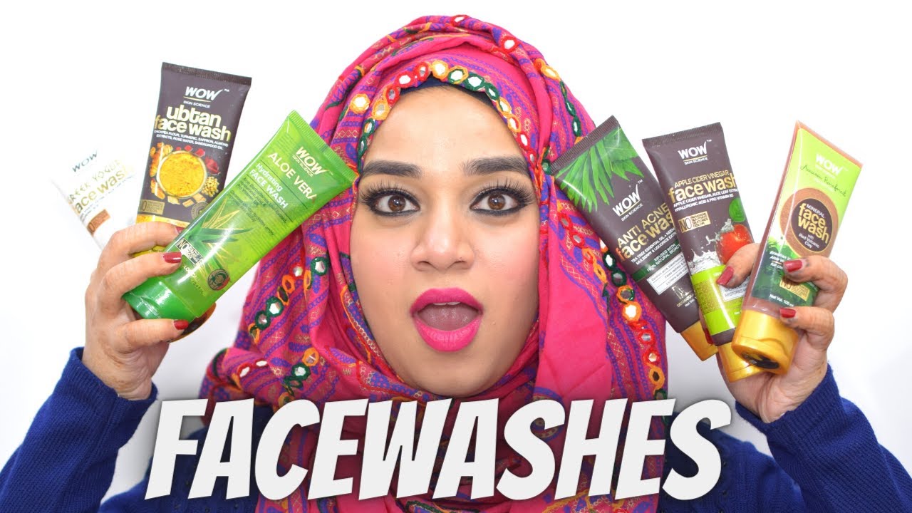 Tried & Tested Every WOW Facewash ! Dry, Oily, Acne Prone, Sensitive & Mature Skin | Ramsha Sultan