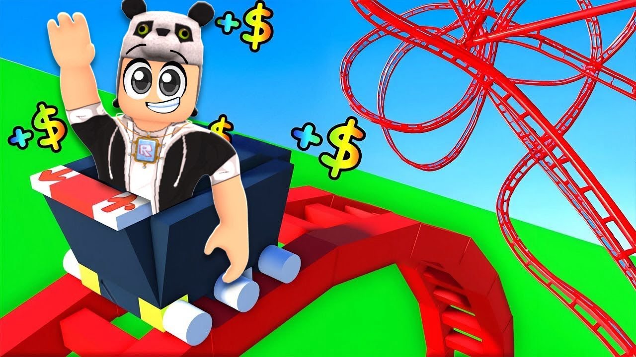 Я построил самые безумные американские горки!! 😱 Я заработал миллионы - Roblox