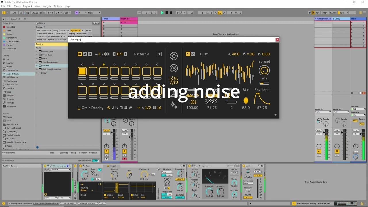 Fors Opal vs ROAR - Feedback loops in Ableton 12