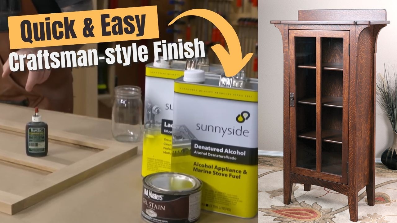 Applying a Traditional Finish for Craftsman Furniture
