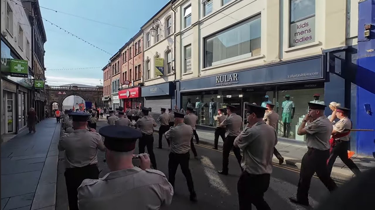 Londonderry Grand Orange Lodge Feeder Parade, Londonderry 12th July 2025