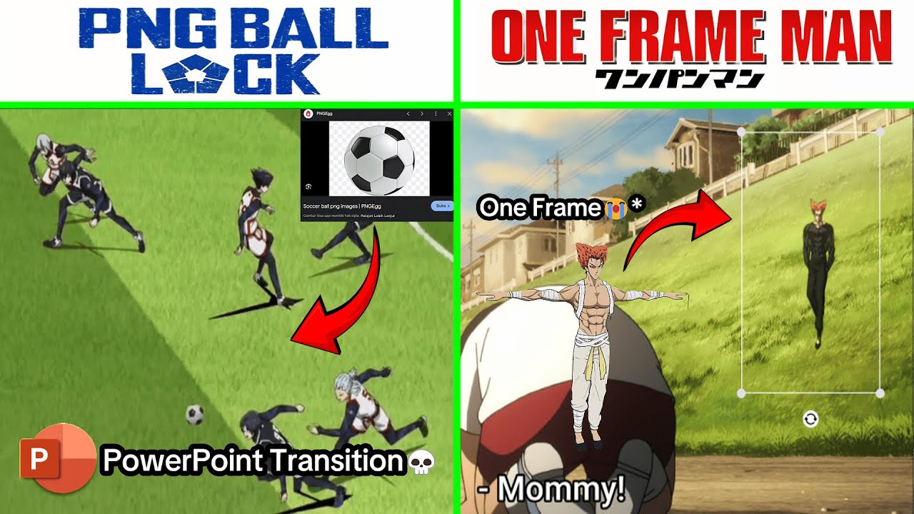 PNG Ball Lock S2 😭 vs One Frame Man Garou 😂 (One Punch Man S3 vs Blue Lock S2 PNG ahh animation)