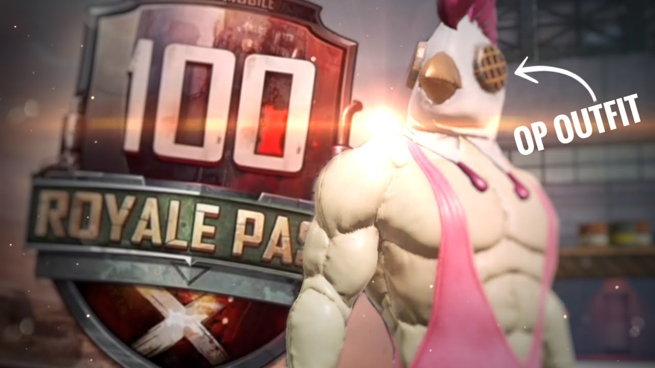 [PUBG MOBILE] Royal Pass 100LV React & Cool Outfit Gameplay