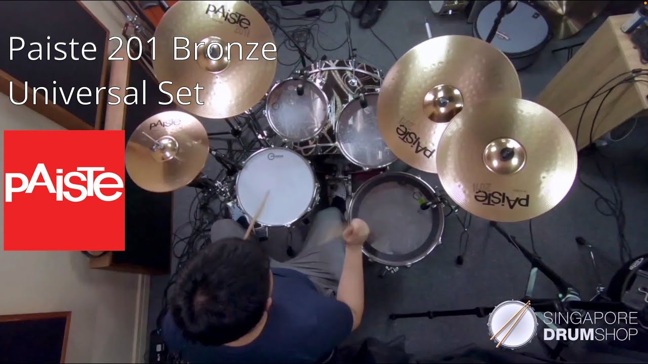 Paiste 201 Bronze Universal Set Demo