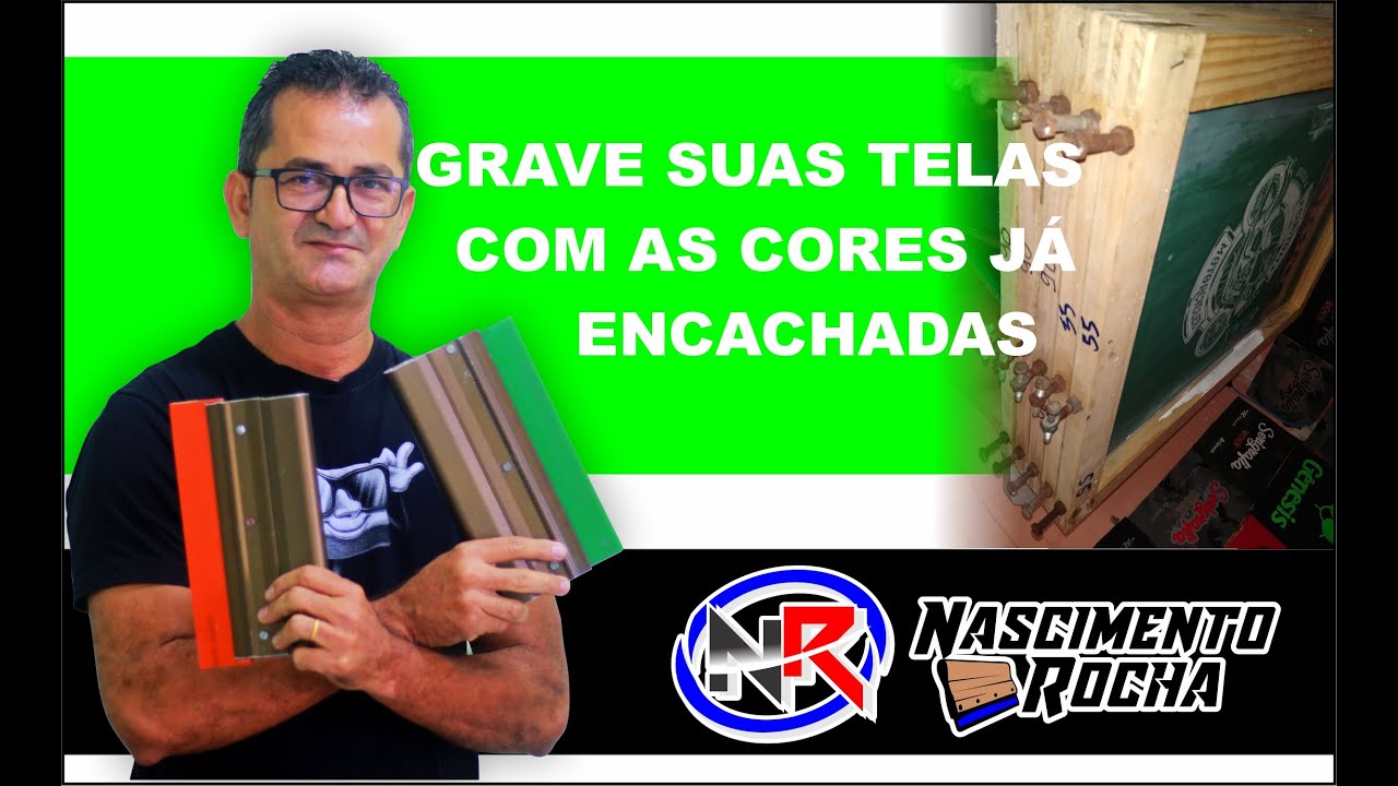 COMO GRAVAR TELAS DE SERIGRAFIA COM AS CORES JA ENCAIXADAS