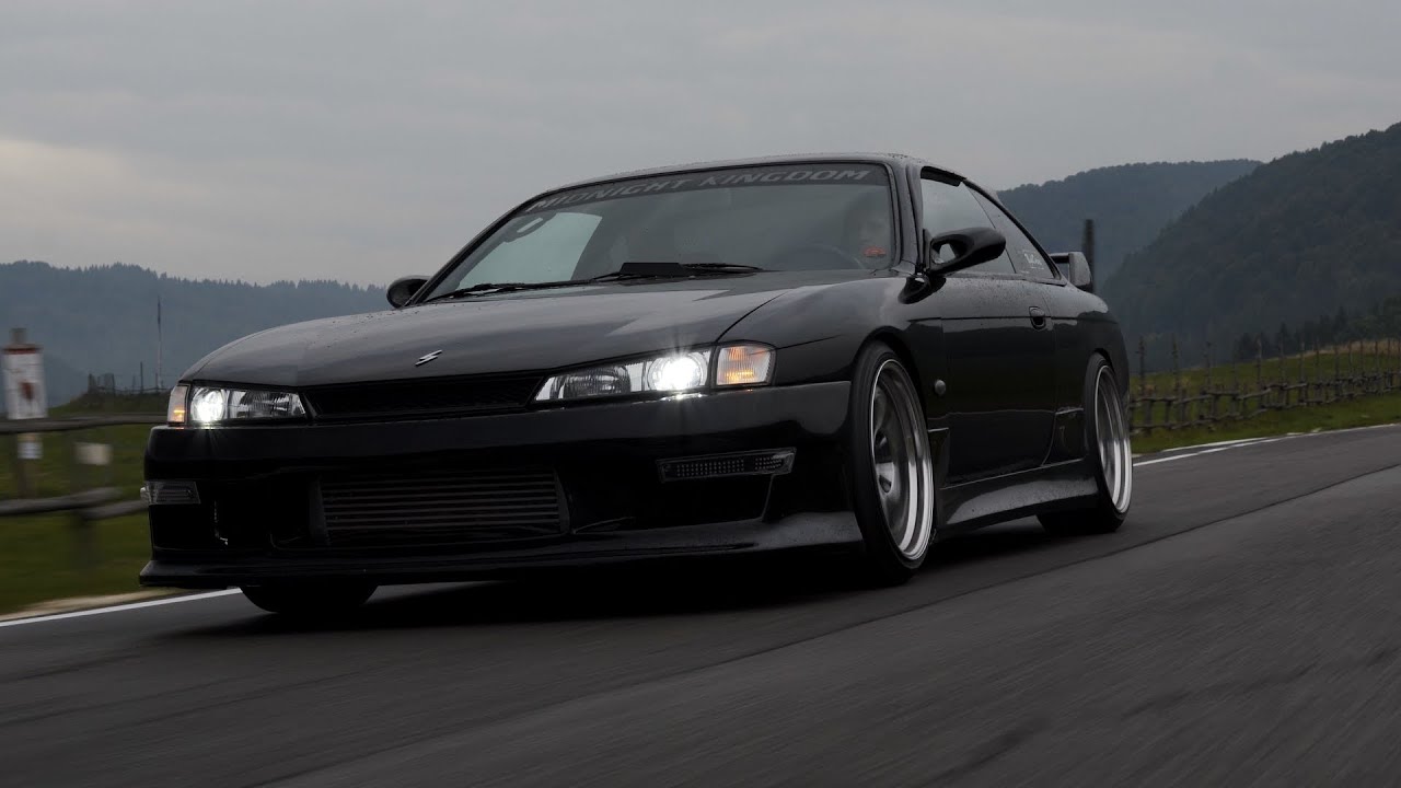 シルビア S14 Kouki Mountain Run In The Rain | 4K