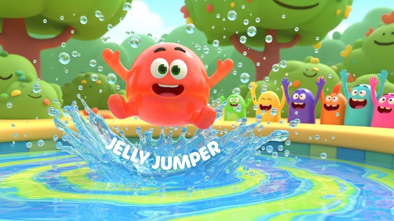 Fall Guys Jelly Jumper Rolled Into the Water | Kids Songs & Nursery Rhymes