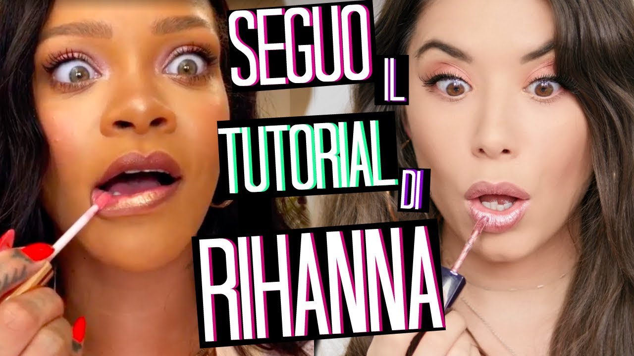 SEGUO IL TUTORIAL DI RIHANNA... PRONTA IN 10 MINUTI con Fenty Beauty?!?😱❤️| Adriana Spink