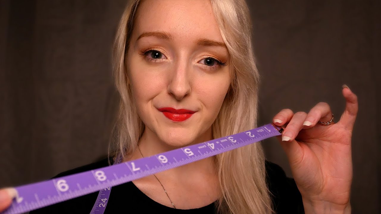 ASMR Measuring Your Face & Note Taking | Detailed