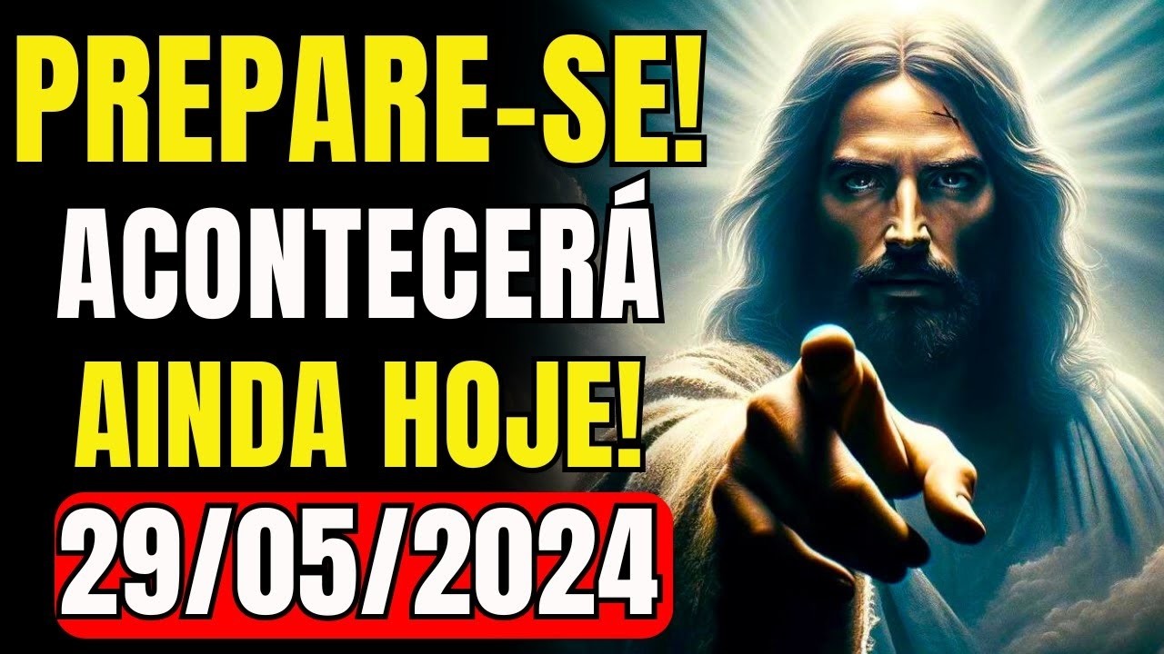 PREPARE SE FILHO,ISSO OCORRERÁ ISSO HOJE VEJA!
